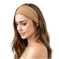 thumbnail image 1 of Workout Headband for Women Athletic Non Slip for Short Long Hair Yoga Running Sports Hair Bands Bandeau Headbands Sweat Hair Accessories Bronze Free Size, 1 of 5