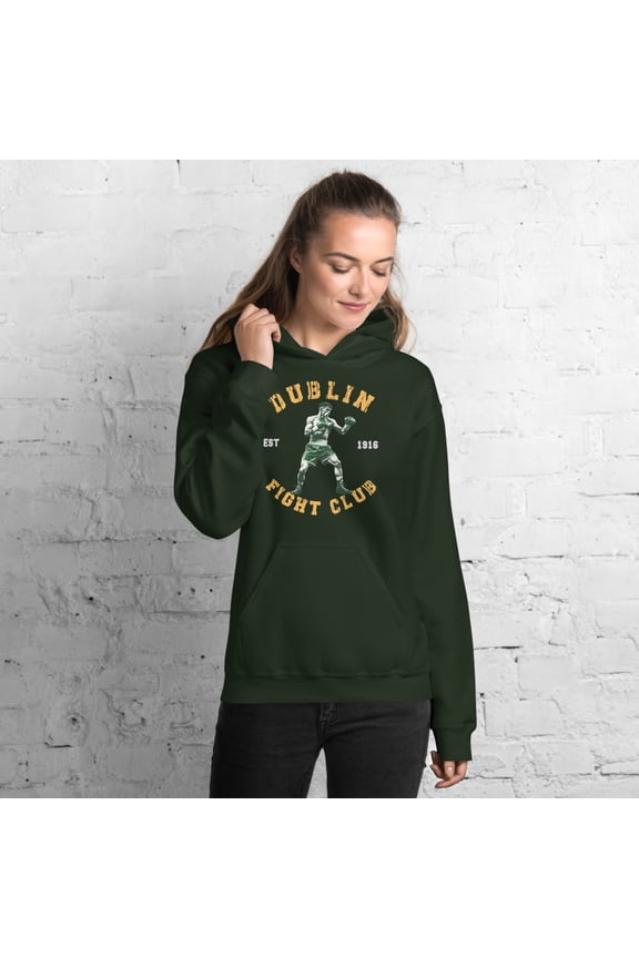 Workout Hoodie, Boxing, MMA, GYM GEAR, Unisex Hoodie (Forest Green, 5XL)