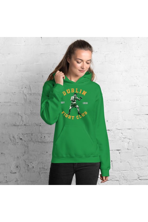 Workout Hoodie, Boxing, MMA, GYM GEAR, Unisex Hoodie (Irish Green, S)