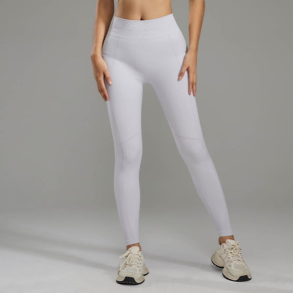 Workout Leggings for Women,Gym Scrunch Lifting Seamless Leggings Non See Through High Waist Seamless Workout Leggings for Lifting Yoga Pants(Light Gray,L)