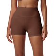 thumbnail image 1 of Workout Leggings for Women High Waist Running Atheltic Yoga Pants Non-See Workout Tight Sports Gym Cothing Brown L, 1 of 4