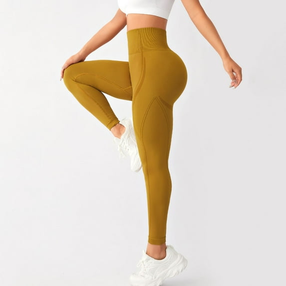 Workout Leggings for Women High Waisted Seamless Scrunch Athletic Pants Lifting Gym Exercise Wear