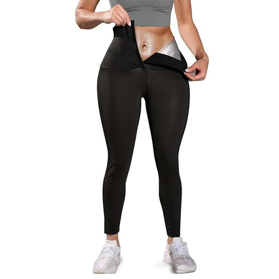 Workout Leggings for Women, Hot Neoprene Sauna Sweat Pants Slimming Fitness Body Shaper Yoga Leggings