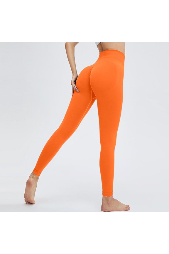 Workout Leggings for Women Outdoor Seamless Peach Lifting Sports Tights Fitness Soft Tummy Control Yoga Pants