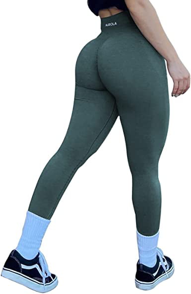 Workout Leggings for Women Seamless Scrunch Yoga Pants Tummy Control Gym  Fitness Sport Active Amplify Leggings 