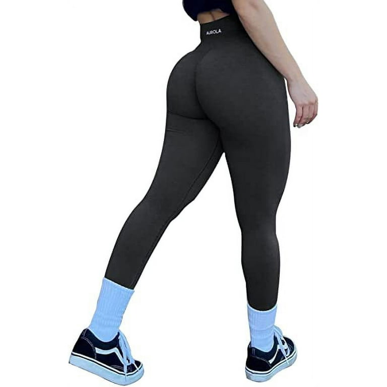  AUROLA Intensify Seamless Scrunch Legging Women Yoga Pants  7/8 Tummy Control Running For Workout Fitness Sport-25