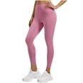 thumbnail image 1 of Workout Leggings for Women Soft High Waist Seamless Stretch Yoga Gym Pant Tight Fit Ankle Length Activewear (XL, Pink), 1 of 5