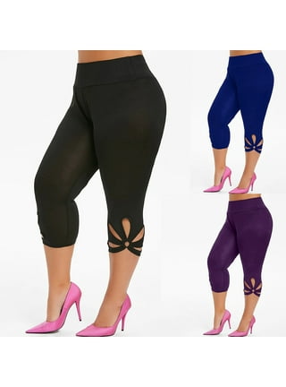 V Cross Waist Leggings for Women- Soft Workout Gym Running High Waisted Non  See Through Yoga Pants