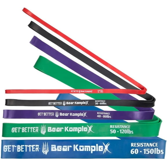 Workout Looped Resistance Bands for at-Home Workouts, Durable for Pullups, Stretch Assist, Mobility, and Strength Training, Buy a Single Band or Variety Set