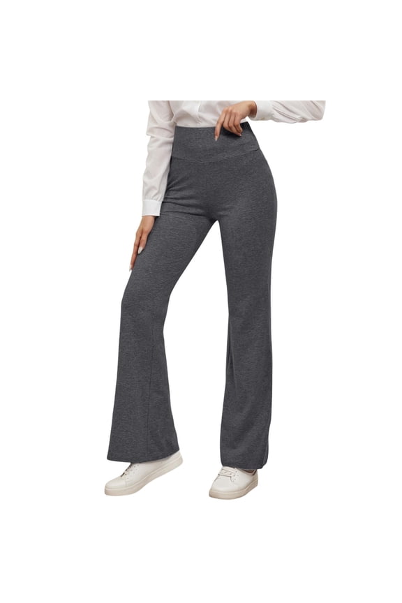 Workout Pants Compression Leggings for Women Flare Leggings Yoga Pants with Pockets Bottom Leggings Stretch-Fit Fabric for Unrestricted Movement Experience of Comfort and Motion