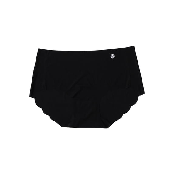 Workout Seamless Panties, Full Coverage Briefs with No Side Seams, Essential for Wearing Under Leggings, Bike Shorts & Athletic Apparel. Black XL