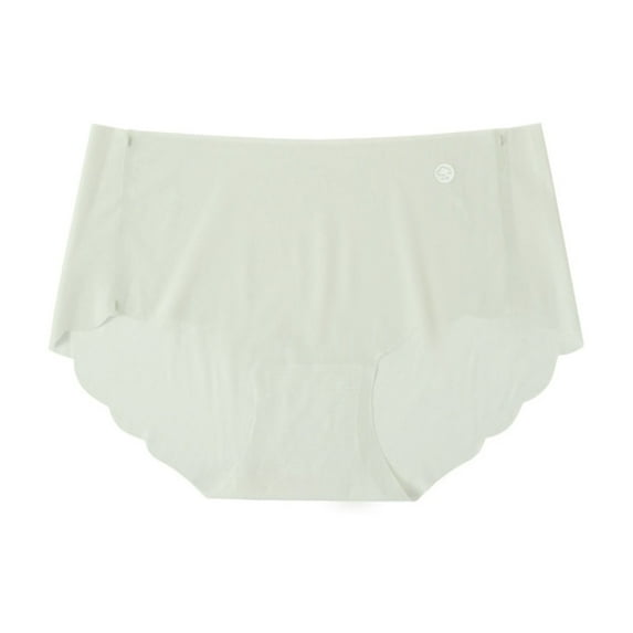 Workout Seamless Panties, Full Coverage Briefs with No Side Seams, Essential for Wearing Under Leggings, Bike Shorts & Athletic Apparel. Green L