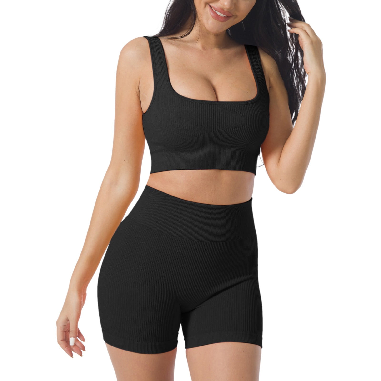 Ensemble Yoga Femme Deux Pièces Camouflage, Manches Longues, Sportswear, Gris, Taille S, Respirant