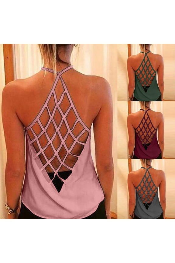 Workout Shirt Women Sleeveless Athletic Tank Tops Open Back T-Shirt Yoga Running Shirts for Women Plus Size Racerback Breathable Tee (,XXXL)