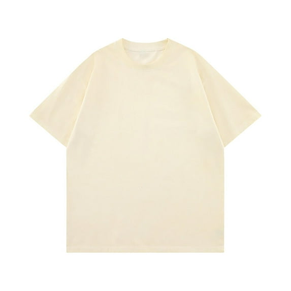 Workout Shirts Men T Shirt Men Cotton Men's Oversized Cotton T-Shirts Loose Fit Vintage Washed Tee Unisex Short Sleeve Casual Shirts Tops