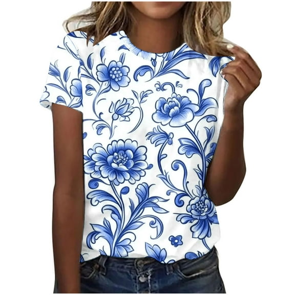 Workout Shirts Women White Lace Blouses for Women Dressy Womens Funny T Shirts Cotton