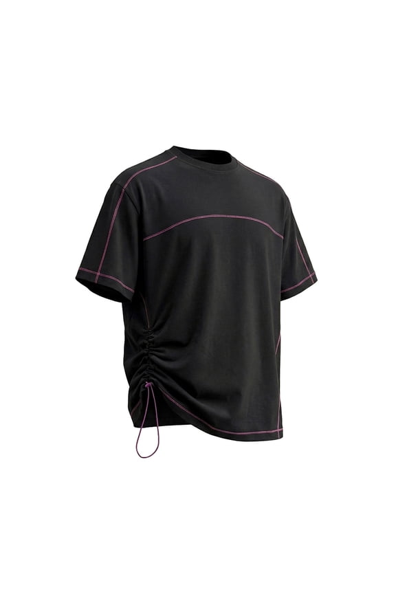 Workout Shirts for Men UPF 50+ Quick Dry Athletic Gym Tee Shirts Mens Short Sleeve Running Cooling Swimming T-Shirt Size M-3XL Black