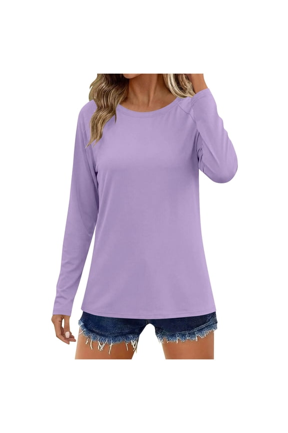 Workout Shirts for Women Long Sleeve Tops Quick Dry Gym Athletic Seamless Yoga