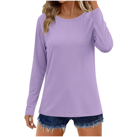Workout Shirts for Women Long Sleeve Tops Quick Dry Gym Athletic Seamless Yoga