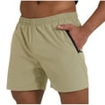 thumbnail image 1 of Workout Shorts Men Qiggri Men's Summer Casual Solid Color Pocket Zipper Outdoor Fitness Speed Dry Shorts Mens Shorts Athletic, 1 of 4