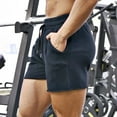 thumbnail image 1 of Workout Shorts for Men Shorts Athletic Slim Fit Shorts Mens Lightweight Shorts Summer Clothes for Men Short Shorts Men Beach Shorts Men Mens Athletic Clothes, Black, XL, 1 of 5