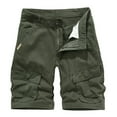 thumbnail image 1 of Workout Shorts Men Summer Thin Breathable Casual Cargo Shorts Outdoor Fashion Five Point Pants Sweat Pants for Mens Army Green 33, 1 of 7