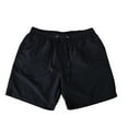 thumbnail image 1 of Workout Shorts Without Liner - 5" Drawstring, Quick-Dry, for Running, Sports, Gym, with Pockets, Running and Training Shorts (Black, M), 1 of 5