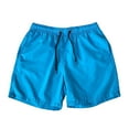 thumbnail image 1 of Workout Shorts Without Liner - 5" Drawstring, Quick-Dry, for Running, Sports, Gym, with Pockets, Running and Training Shorts (Sky Blue, 3XL), 1 of 5