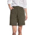 thumbnail image 1 of Workout Shorts Women Comfy Summer Drawstring Elastic Waist Pockets Casual Beach Bermuda Cargo Board Gym Army Green Bottoms Sizes 2XL, 1 of 3