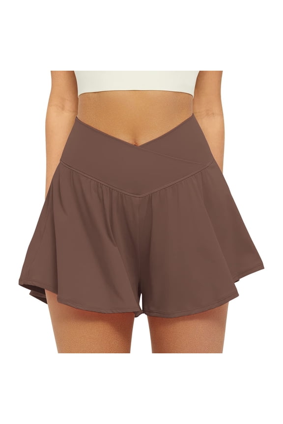 Workout Shorts Women High Waisted Quick-Drying Flowy Athletic Shorts Summer Fashion Clothing