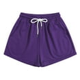 thumbnail image 1 of Workout Shorts for Women, Womens Holiday Beach Plus Size Shorts Casual Loose High Waisted Solid Color with Pockets Cotton and Linen Yoga Gym Biker Shorts Summer, 1 of 8