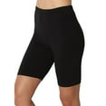 thumbnail image 1 of Workout Shorts for Yoga Sport Yoga Solid Mid Thigh Stretch Cotton High Waist Active Short Leggings Clearance Biker Shorts for Women Running Active Shorts, 1 of 5