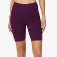 thumbnail image 1 of Workout Shorts for Yoga Sport Yoga Solid Mid Thigh Stretch Cotton High Waist Active Short Leggings Clearance Biker Shorts for Women Running Active Shorts, 1 of 5