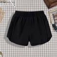 thumbnail image 1 of Workout Shorts for Girls 3-9 Years Toddlers Kids Elastic High Waisted Solid Color Loose Comfort Loungewear Athletic Sports Short Summer, 1 of 6