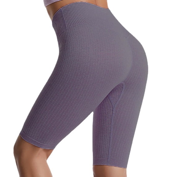 Besolor Workout Shorts for Women Stretchy High Waisted Yoga Shorts Athletic Running Biker Gym Leggings Tights