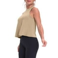 thumbnail image 1 of Workout Tank Top for Women Sleeveless Crop Sports Flowy Cropped Tank Sports Shirt Casual Tops, 1 of 5