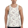 Workout Tank Tops Men, Garlic Cloves 标题2