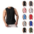 thumbnail image 1 of Workout Tank Tops Men Lightweight Breathable Crewneck Muscle Sleeveless Shirt Gym Bodybuilding Tanks, 1 of 4