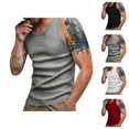 thumbnail image 1 of Workout Tank Tops Men Lightweight Breathable Slim Fit Ribbed Knit Y Back Muscle Sleeveless Shirt Athletic Gym Tanks, 1 of 9