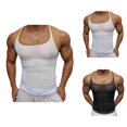 thumbnail image 1 of Workout Tank Tops Men Lightweight Breathable Square Neck Semi Sheer Slim Fit Muscle Sleeveless Shirt Athletic Gym Tanks, 1 of 6