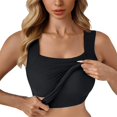 thumbnail image 1 of Workout Tank Tops Woman Built in Bra Tank Tops Racerback Tank Tops for Women Exercise Tank Tops Camisole Tops for Women Basic Outer Tank Tops Women's Workout Tops and Tanks, 1 of 7