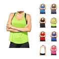 thumbnail image 1 of Workout Tank Tops Woman Scoop Neck Racerback Quick Drying Sleeveless Shirt Athletic Yoga Gym Tanks Summer Outfits, 1 of 4