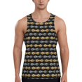 thumbnail image 1 of Workout Tank Tops for Men - Bike Chains Pattern Classic Quick Dry Sleeveless Muscle Shirts for Men with Running, 1 of 5