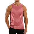 thumbnail image 1 of Workout Tank Tops for Men Moisture Wicking Quick Dry Sleeveless Sjirts Breathable Cut Off Muscle Gym Workout Running Mesh Shirt for Summer, 1 of 5