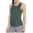thumbnail image 1 of Workout Tank Tops for Women Quick Dry Sleeveless Loose Fit Ribbed Athletic Running Shirts, 1 of 4