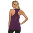 thumbnail image 1 of Workout Tops Open Back Shirts Gym Workout Clothes Tie Back Musle Tank for Women, 1 of 8