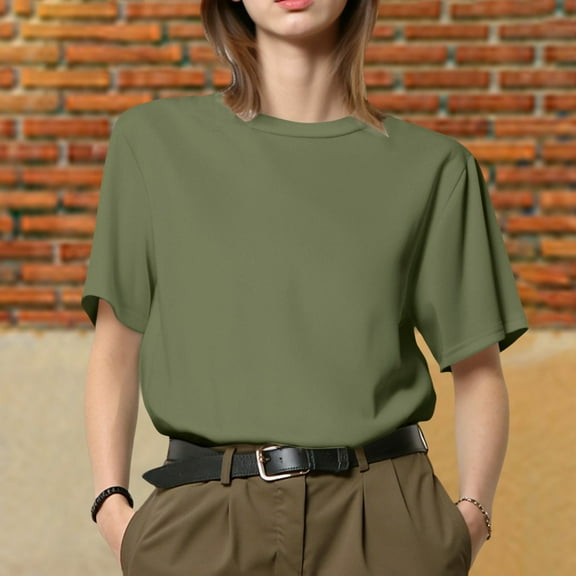 Workout Tops For Women UPF50+ Breathable Loose Fit Yoga T Shirts Short Sleeve Running Gym Athletic Tee Top Women T Shirts Summer Striped Short Sleeve Tee Active Loose Tops Women Women Tee Shirts Pack