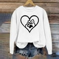 thumbnail image 1 of Workout Tops for Women Viikei Womens Sweatshirts Plus Size,Long Sleeve Shirts for Women Fall Womens Tops,Women's Round NeckSt. Patrick's Day Printed Long Sleeved Top Sweatshirts White M, 1 of 4