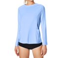 thumbnail image 1 of Workout Tops for Women Long Sleeve Loose Active Fitness Casual Top Cute Summer Tops, 1 of 7