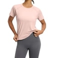thumbnail image 1 of Workout Tops for Women Loose Fit Breathable Activewear Cool Quick Dry Gym Athletic Tee Top, 1 of 9